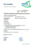 Seuchenfreiheitsbescheinigung